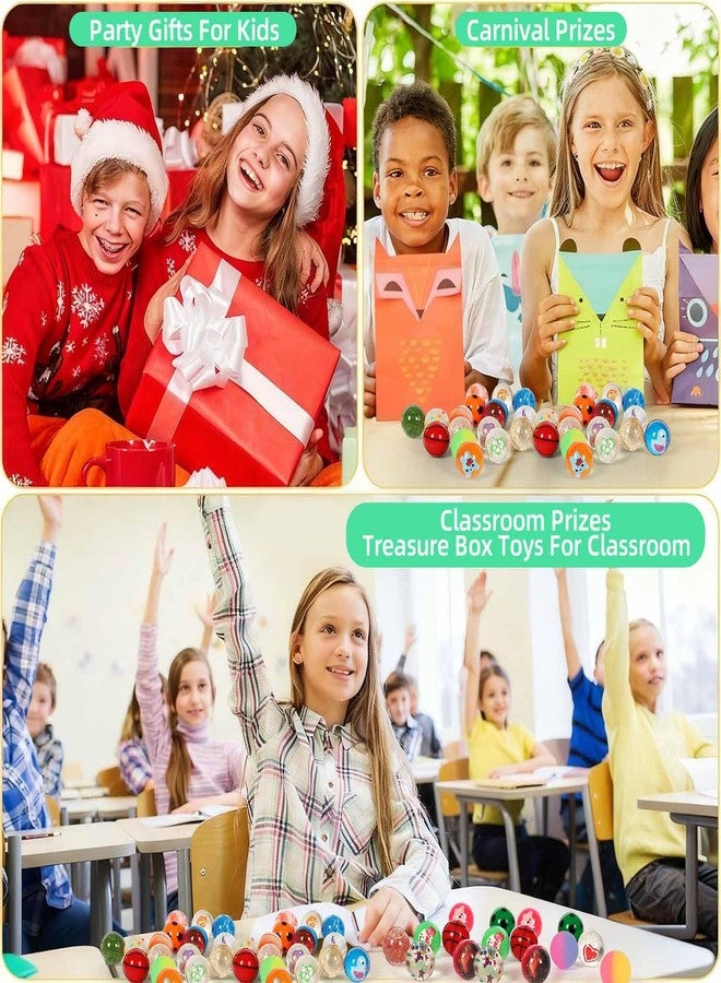 كرات نطاطة صغيرة للأطفال، ألعاب صندوق الكنز للأطفال، هدايا حفلات الصف الدراسي، هدية عيد ميلاد، جائزة صندوق الكنز، بيضة عيد الفصح، حقيبة هدايا، حشوات بيناتا، حشوات حقائب الحفلات للأطفال من 3-5 و4-8 سنوات (16 قطعة) - Image 4